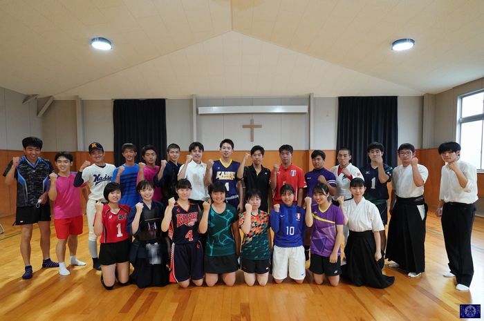 壮行会の舞台裏 学校法人海星学園 海星高等学校 海星中学校